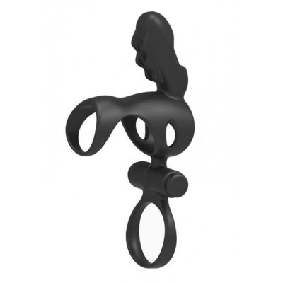 Adrien Lastic Spartacus R Double Rings Penis Sheath Black