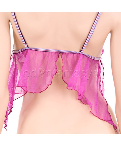 Marabou cami with g-string