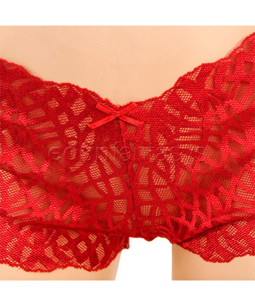 Lace tanga shorts