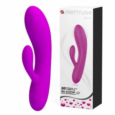 Pretty Love Alvin 30 function Remote Controlled Vibrator Purple