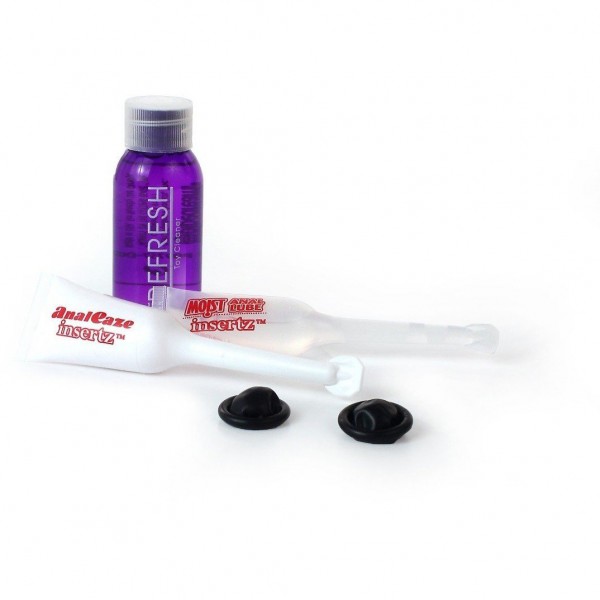 Anal Fantasy Collection 100% Silicone Small Butt Plug With FREE 5 Piece Prep Kit