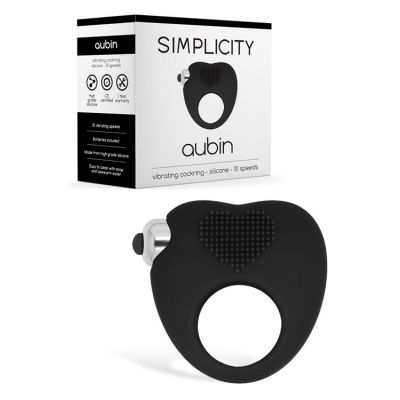 Shots Toys Heart Shaped Vibrating Silicone Cock Ring