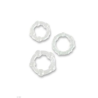 California Exotic Silicone Cock Rings set of 3