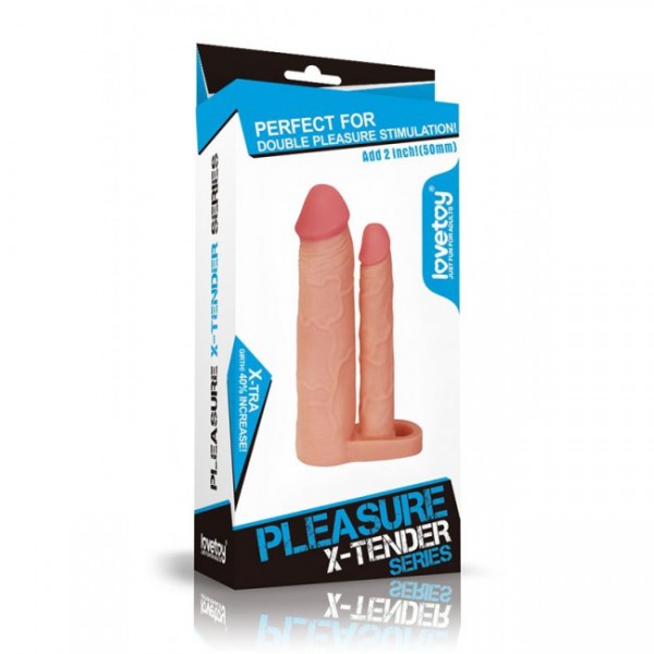 Pleasure X-Tender Double Penis Sleeve
