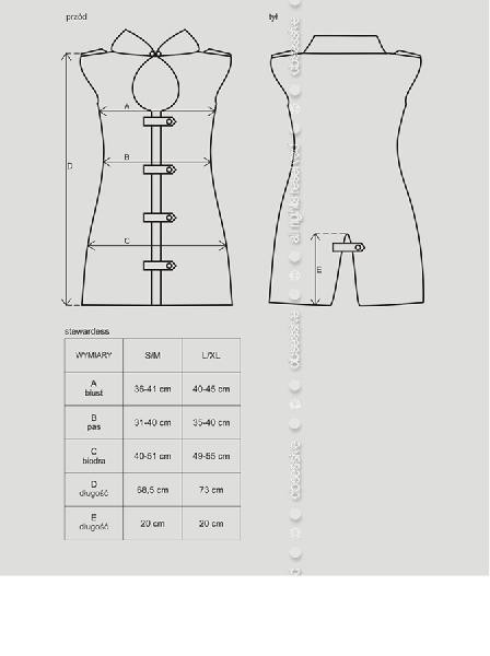 Stewardess Costume 3pcs Grey