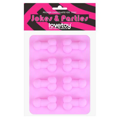 Jokes Parties Pecker Chocolate Ice Tray