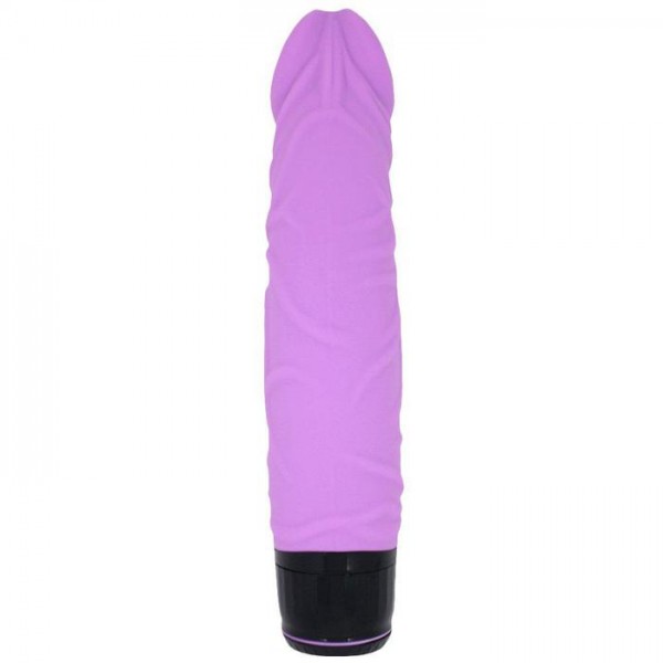 Realistic Vibrating Dildo - Curved for G-Spot Stimulation! — image 4 of 5