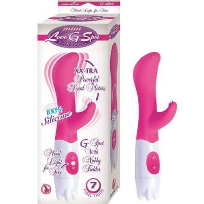 Mini Love Silicone G Spot Rabbit Vibrator Pink