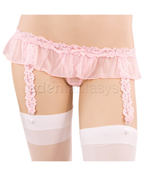 Lace bra and skirtini set