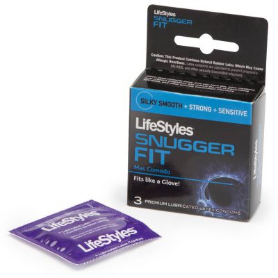 LifeStyles Snugger Fit Condoms 3 Count
