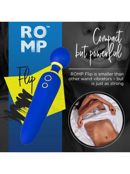 Romp Flip 9" Mini Wand Vibrator With Flexible Neck