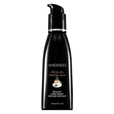 Wicked Aqua Mocha Java Flavoured Lube 120ml