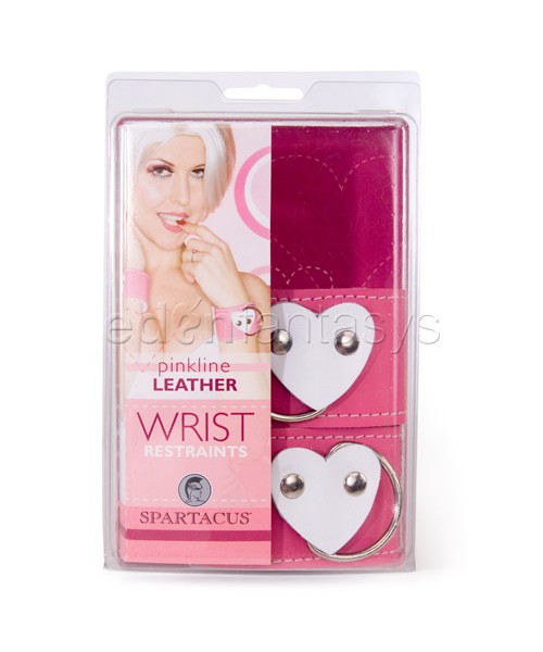 Pink heart wrist restraints