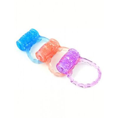 S Wet Assorted Colour One Use Fun Cock Rings 3pk