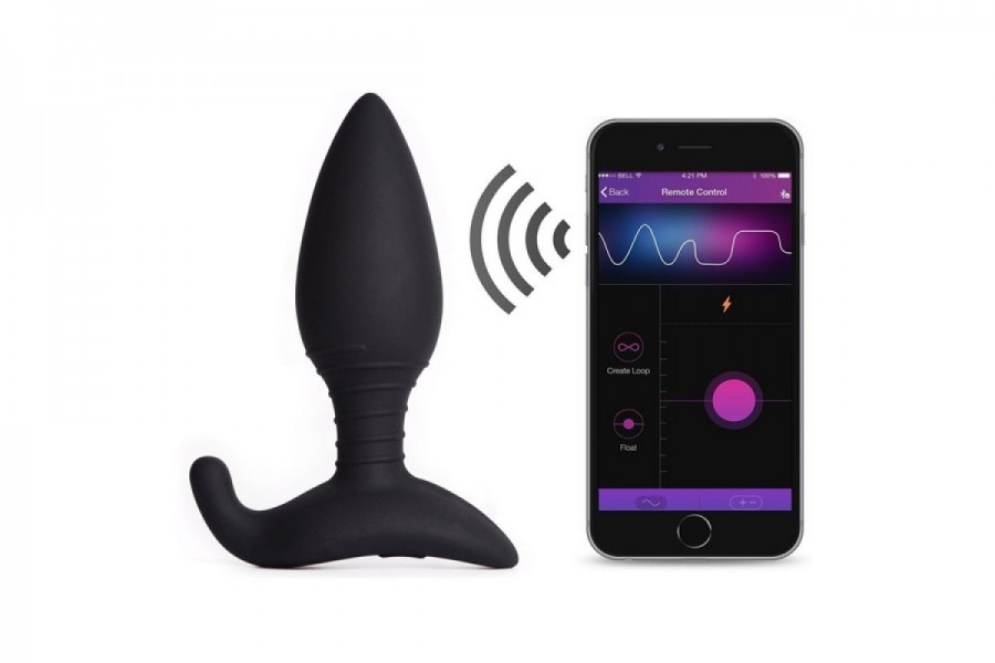Lovense Hush App Controlled Vibrating Butt Plug 4 Inch