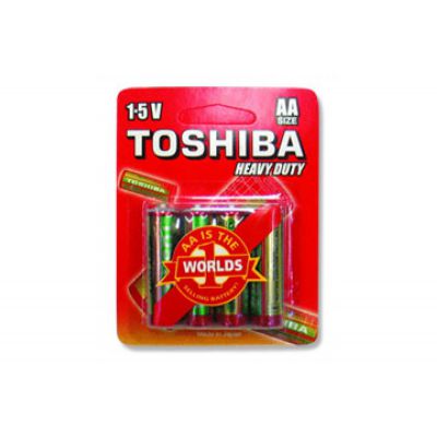 Toshiba AA Heavy Duty Batteries Pack of 4