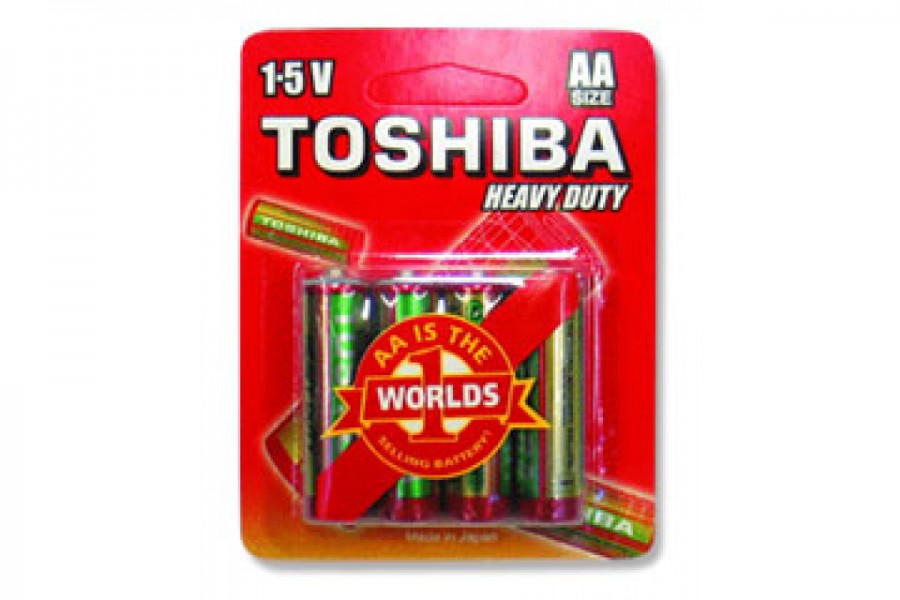 Toshiba AA Heavy Duty Batteries (Pack of 4)