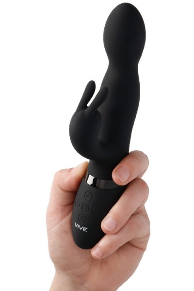 Vive Niva 8.5" Rabbit Vibrator With Rotating G-Spot Tip