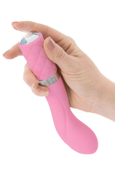 BMS 8" USB-Rechargeable G-Spot Vibrator with Swarovski Crystal