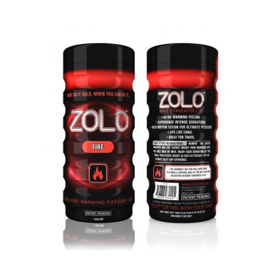 ZOLO Warming Real Feel Pleasure Cup Masturbator Fire