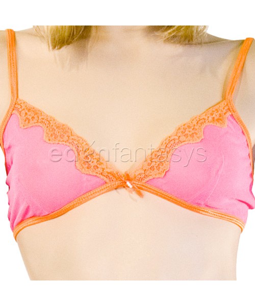 Soft mesh bra and skirt set