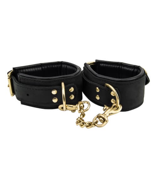 Bound Noir Nubuck Leather Slim Wrist Cuffs — image 5 of 11