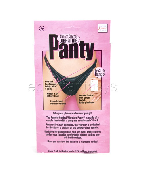 Remote control panty