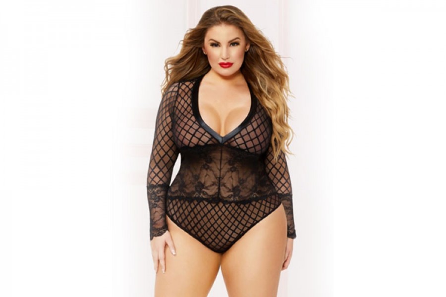 STM 10871X Naughty Little Secret Long Sleeve Teddy Queen