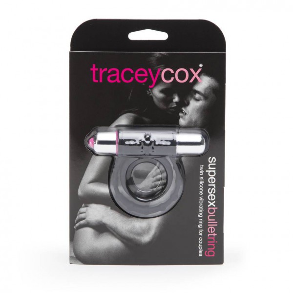 Tracey Cox Supersex Twin Silicone Vibrating Love Ring for Couples