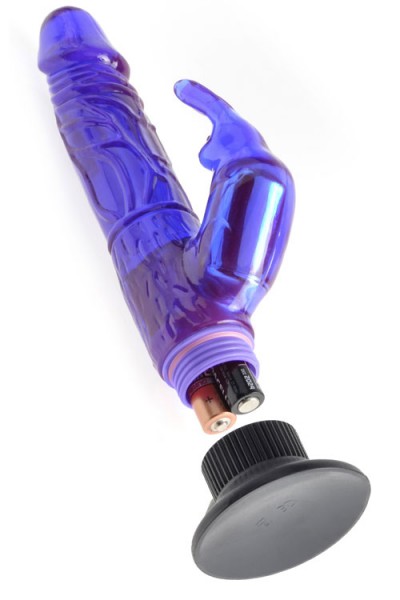 Pipedream Realistic 8.2" Rabbit Vibrator with Suction Cup Base