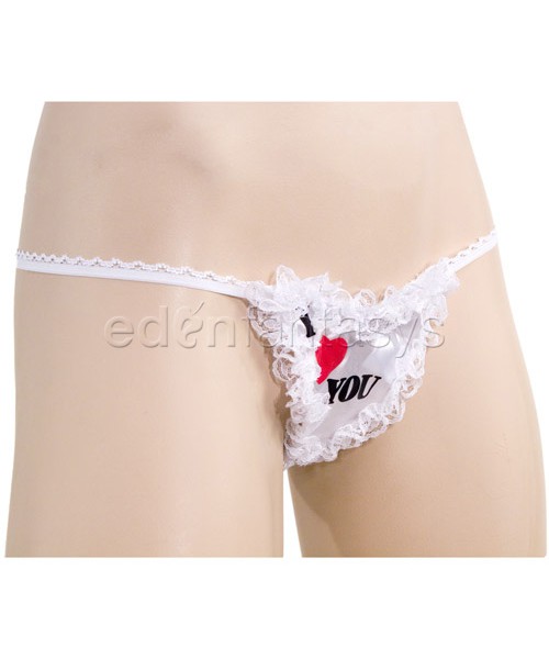 I love you g-string