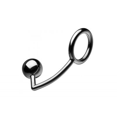 Tom of Finland Stainless Steel Cock Ring with Anal