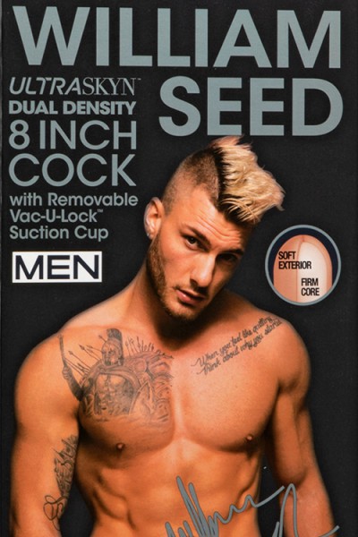 Doc Johnson William Seed 8.25" Dildo with Removable Suction Cup