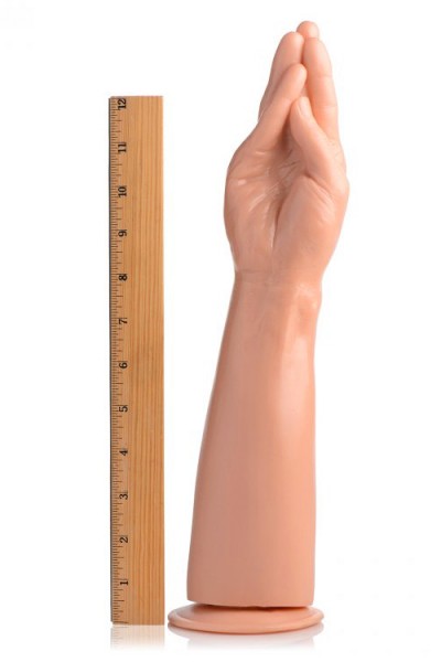 Master Series 15" Realistic Hand & Forearm Dildo with Suction Cup Base
