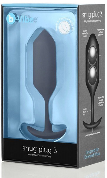 bVibe Snug Plug - Weighted Butt Plugs
