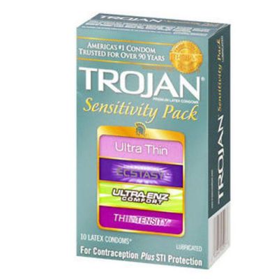 Trojan Sensitivity 10 Pack Lubricated Condoms