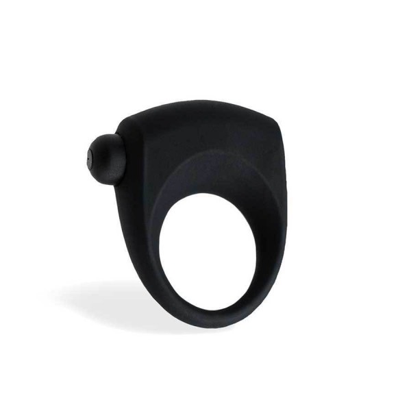 Single Speed Vibrating Cock Ring 1 N' Done Black Silicone