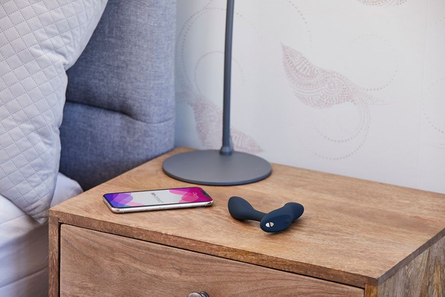 We-Vibe Vector Custom-Fit 3.9" Prostate Massager With Remote & App