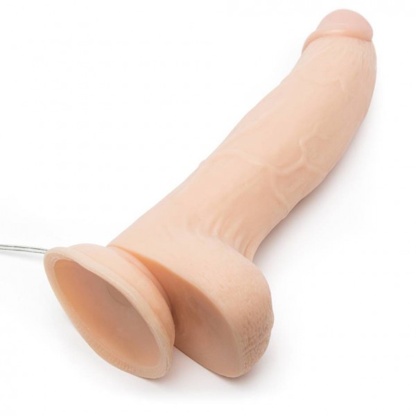 Rowdy Girthy Extra Quiet Suction Cup Dildo Vibrator 8.5 Inch