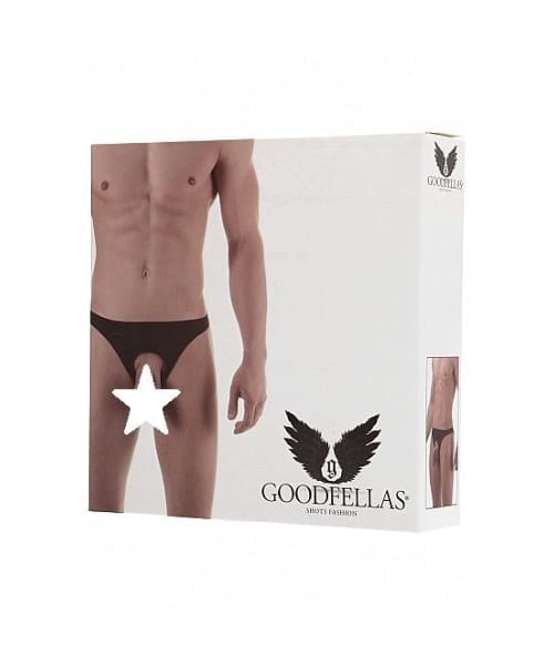 Goodfellas Men`s Cut Out Open Front Brief