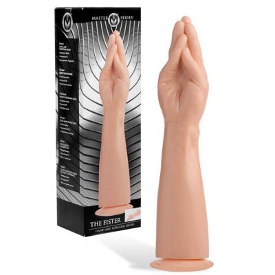 Master Series 15 Realistic Hand Forearm Dildo with Suction Cup Base