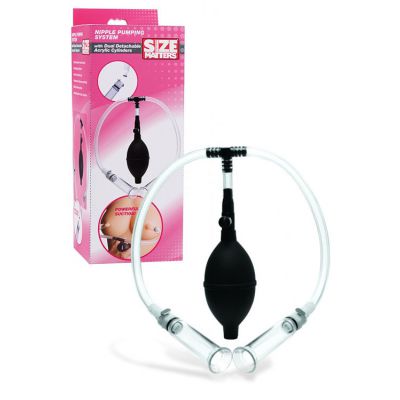 Size Matters Nipple Pump with Detachable Cylinders