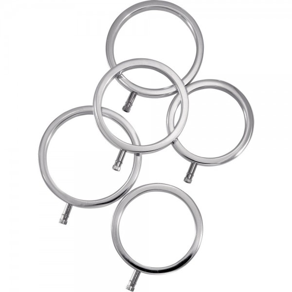 ElectraStim Uni-Polar Electrosex Cock Rings Pack of 5