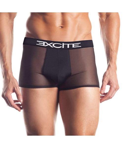 Mesh boxer with logo waistband
