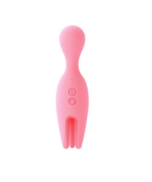Svakom Nymph 6.1" Silicone Vibrator with Moving Fingers