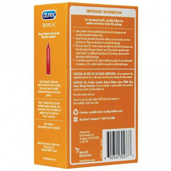 Durex Tropical Color & Scents Condoms — image 4 of 4