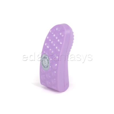 Pulsating easy touch massager