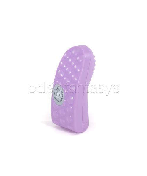 Pulsating easy touch massager