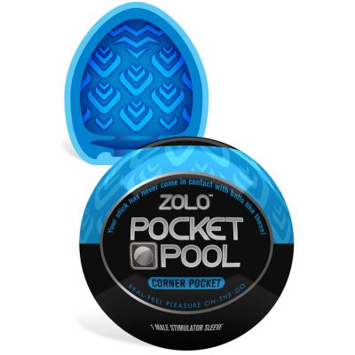 ZOLO Pocket Pool Textured Masturbator Corner Pocket