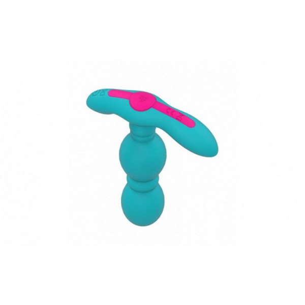 FemmeFunn Vibrating Butt Plug - Turquoise